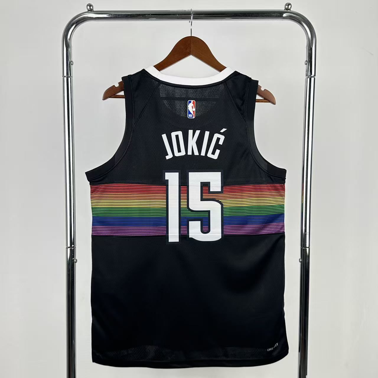 Men Denver Nuggets #15 Jokic Black City Edition Nike Season 2026 NBA Jersey->denver nuggets->NBA Jersey